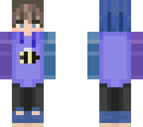 cute nonbinary person skin with beanie
