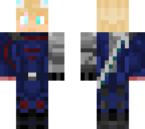 cyber pre-war, in blue uniform