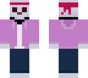 deadbeat with magenta jacket and jeans