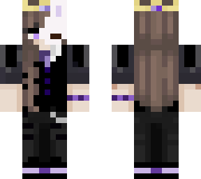 edited blue bunny mask girl :) uprle and black