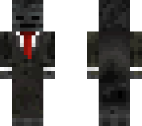 either skeleton in a suit