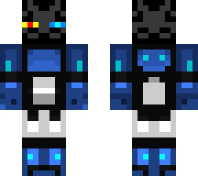 fire and ice enderman in star shield armor