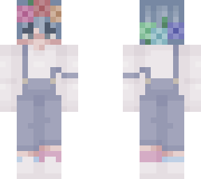 flower overall boy