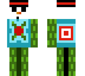frosted  dot's first skin