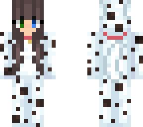 girl in dog onesie