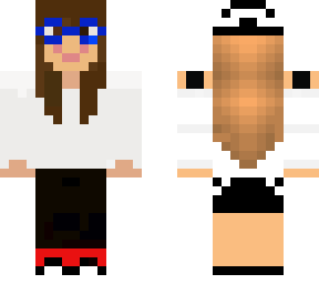 girl with glasses