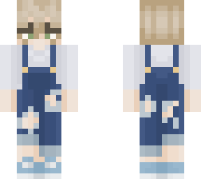 girl with overalls