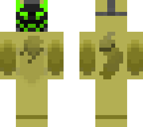 green/yellow protogen furry