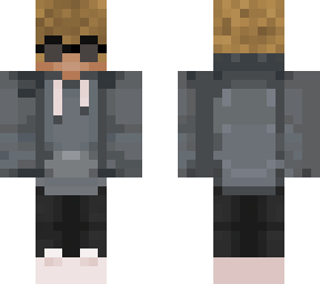 grey hoodie