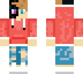 half enderman eboy red shirt