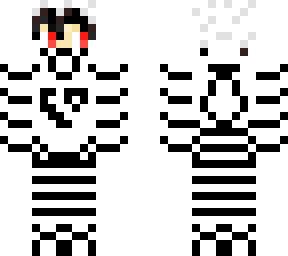 mania hero - white and black