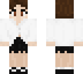 nick in school girl outfit