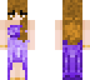 purple gala dress