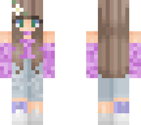 purple top with daisy