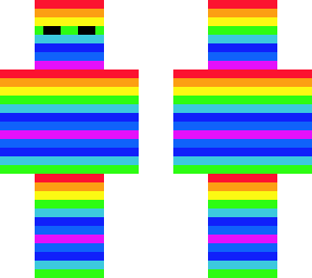 rainbow skin