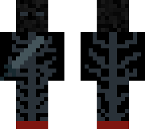really really really bad wither skeleton with sword standing on netherrack