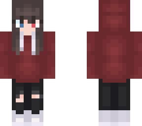 red hoodie