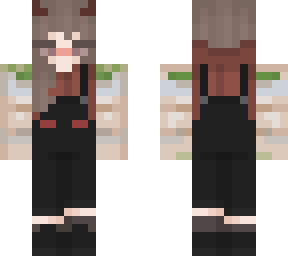 red overalls iron arms