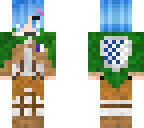 rem in scout outfit aot