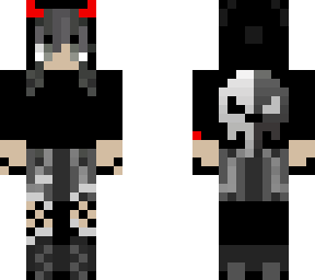 skull goth skin