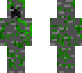 the stone covered with algae