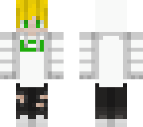 white hoodie luckzo