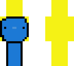 yellow base blue axolotl dream!!
