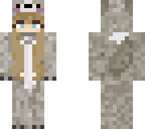 ~girls wolf onesie skin~