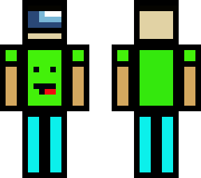 a boy with among us mask