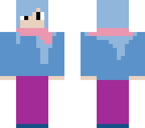 basic outline- scarf girl
