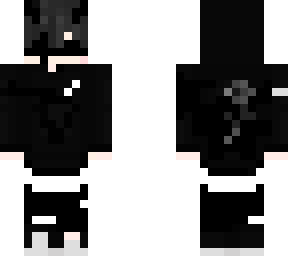black/white demon but emo