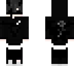 black/white demon but emo blindfold