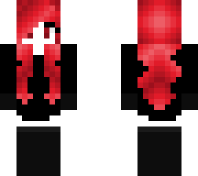 blazing red  head