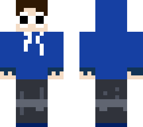 blue hoodie boy chill - clout glasses