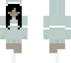 blue hoodie girl skin