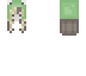brunette with blonde froggy hat- (only head)
