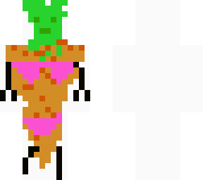 carrot in bikini