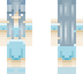 cute blue girl
