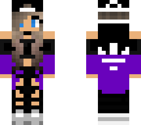 cute girl is purple and black jacket