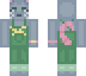cute rat in overalls