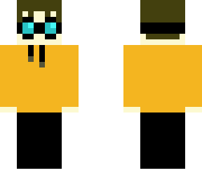 dantdm but googles down and clothes changed