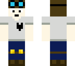 dantdm white shirt skin
