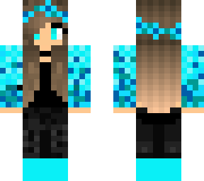 dark neon girl