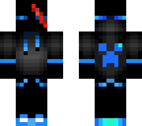 ender man with scar and derp face under the chin