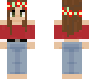 flower crown girl