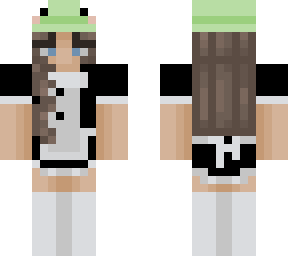 giggle in maid and frog hat
