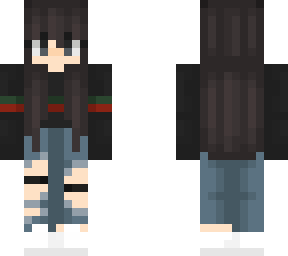 girl, red and green