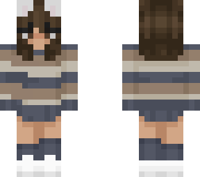 girl with cat ears