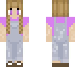 grace ~girl in overalls and braids~