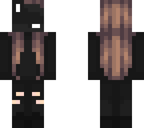 half masked black girl